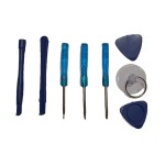 Screwdriver kit for repair and disassemble, telephones, electronics and others, 8 in 1, blue color